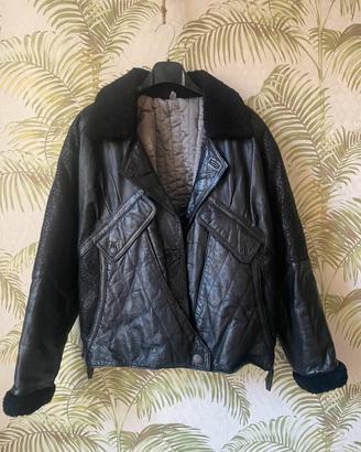 Giacca in pelle anni 80