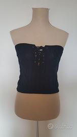 Top cotone con trecce Benetton