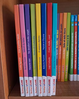 collana libri per ragazzi 8 pz conad scuola classe