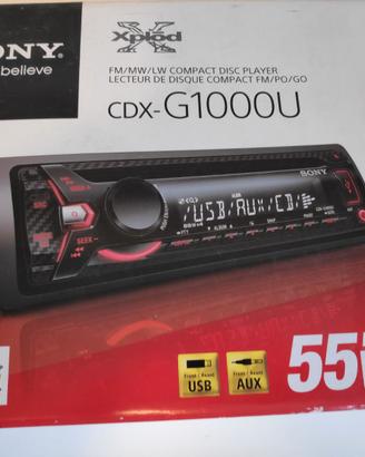 Autoradio Sony CDX-G1000U