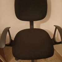 Sedia girevole con braccioli