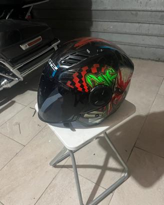 Casco ls2 nero lucido joker