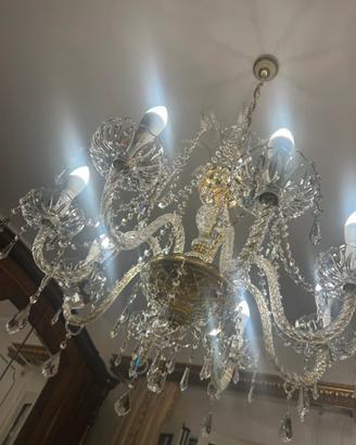 Lampadario in cristallo