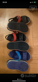 CROCS da bambino tg 7 2 paia, tg 8 un paio