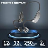 HONGNIX Cuffie Conduzione Ossea Nuoto Bluetooth 5.
