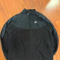 Giacca Adidas in pile – nera