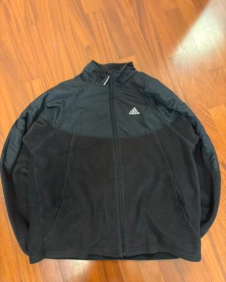 Giacca Adidas in pile – nera