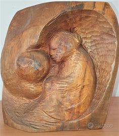 Scultura in legno di Otto Irsara