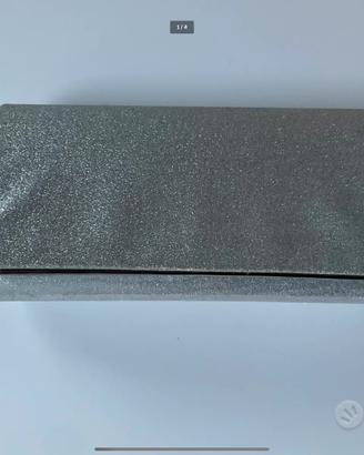 Pochette brillantinata da sera