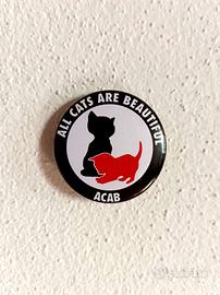 Acab cats (spilla o calamita)