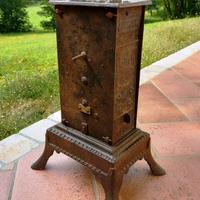 Girarrosto antico in ghisa ad azionamento manuale