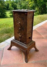 Girarrosto antico in ghisa ad azionamento manuale