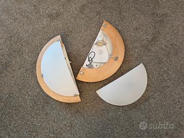 2 applique in legno