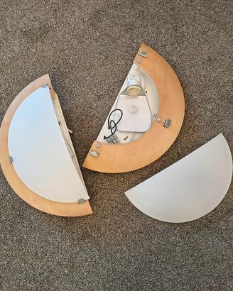 2 applique in legno
