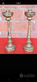 candelabri in bronzo 