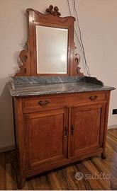 COMO CILIEGIO SPECCHIO INCLINABILE MARMO CARRARA