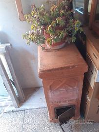 Stufa in terracotta  Felici  Prato anni 50 