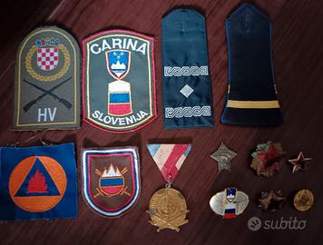 distintivi militari ex Yugoslavia