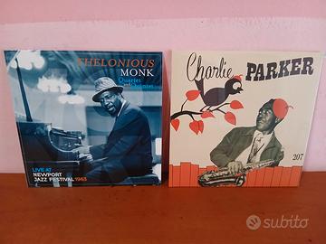 2 Vinili LP Jazz Thelonious Monk Charlie Parker