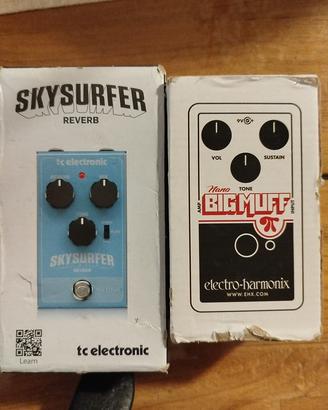 Big muff + sky surfer reverb