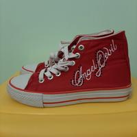 Sneackers donna "Angel & Devil", colore rosso, 38.