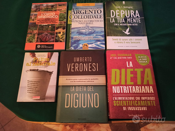 Lotto di 6 libri sulla salute