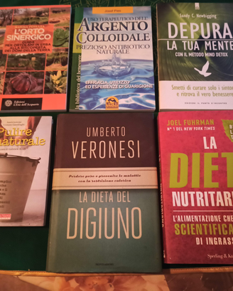 Lotto di 6 libri sulla salute