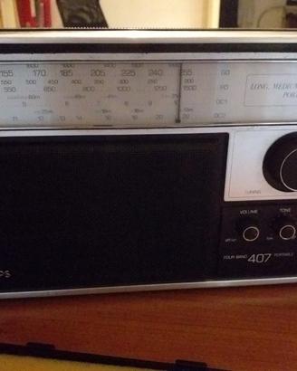 Radio PHILIPS 407 - 4 Band, non funzionante