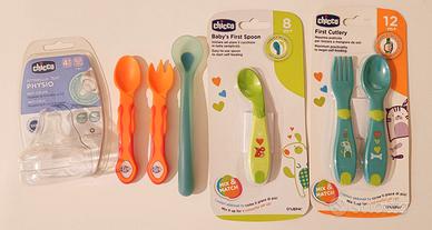 Posate bambino + beccucci biberon [NUOVO]