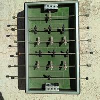 Mini calcetto calcio balilla in alluminio velluto