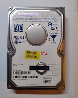 hard disk 3.5" 250gb + 160gb