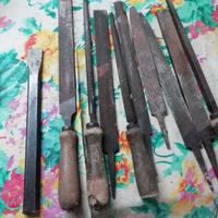 7 Lime per legno+2 raspe+2 scalpelli