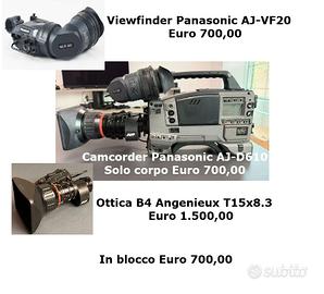 CAMCORDER PROFESSIONALE AJ-D610