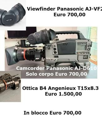 CAMCORDER PROFESSIONALE AJ-D610
