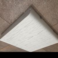 Lampada da soffitto, plafoniera in vetro