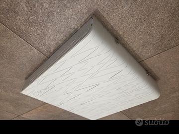 Lampada da soffitto, plafoniera in vetro