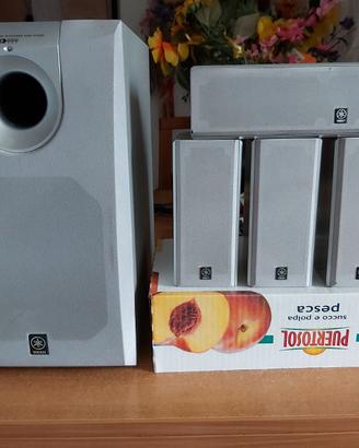 4 casse Yamaha + Centrale + Sub 6 Ohm