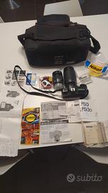 Fotocamera reflex Nikon F50 +flash +borsa