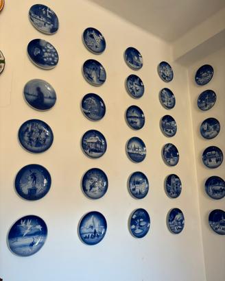 1970  al 2008 piatti di natale royal copenhagen