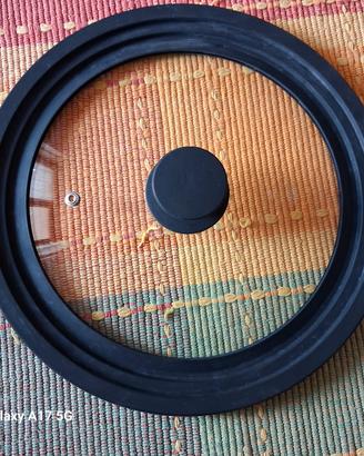 coperchio con bordo in silicone