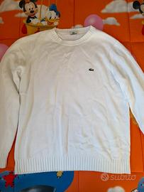 Maglione Lacoste taglia 3 (M) 100% cotone