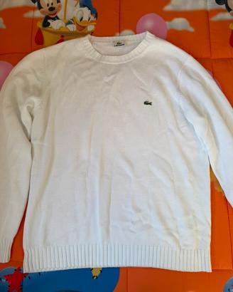 Maglione Lacoste taglia 3 (M) 100% cotone