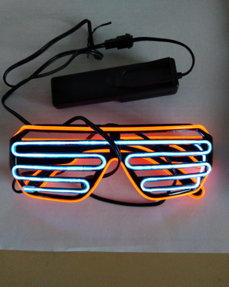 Occhiali LED fluorescenti