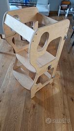 torre montessoriana baby wood convertibile