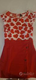 Vestito a cuori S