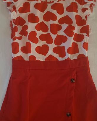 Vestito a cuori S