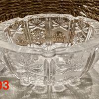 Posacenere cristallo di Boemia intagliato BELLO+++