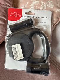 Guinzaglio retrattile per cani con luce LED