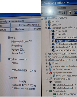 Notebook Acer Travelmate 2602WLMI FUNZIONANTE