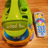 2 Giochi Bilingue School Bus Chicco e Telecomando